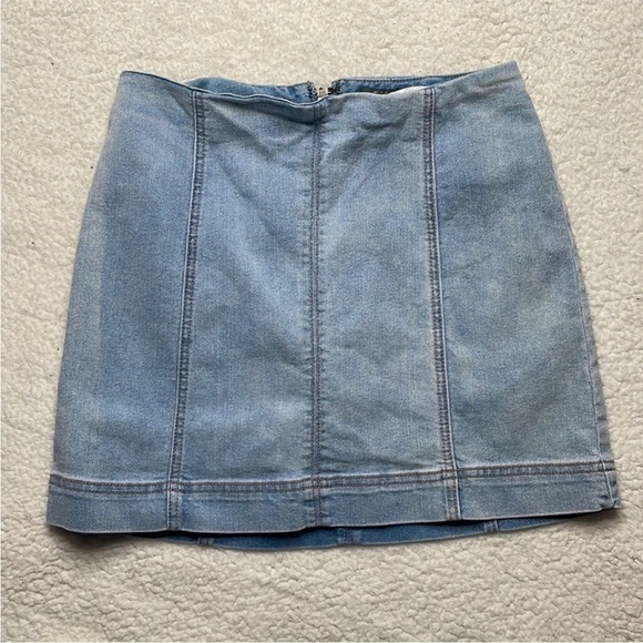 Wild Fable Stretch Denim Skirt Mini Y2k 90s Size 6 In style Beach Vacation - Picture 6 of 7